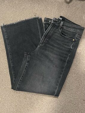 PAIGE High-Rise Black Washed Jeans